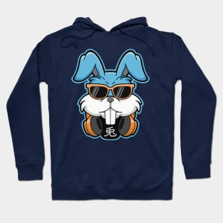 Bunny With Glasses Hoodie